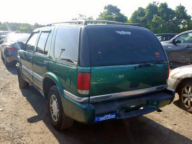 1GKDT13W3X2510599 - 1999 GMC JIMMY GREEN photo 3