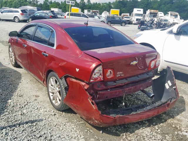 1G1ZK57748F170042 - 2008 CHEVROLET MALIBU LTZ 勃艮第红 照片 3