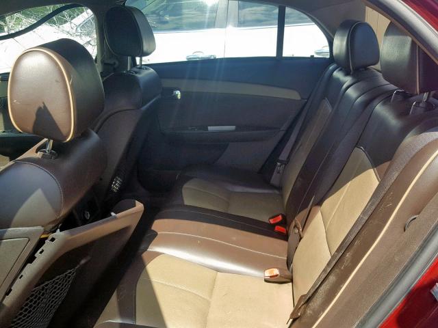 1G1ZK57748F170042 - 2008 CHEVROLET MALIBU LTZ 勃艮第红 照片 6