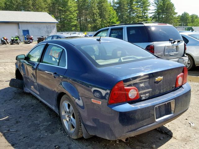 1G1ZH57B59F223142 - 2009 CHEVROLET MALIBU 1LT 蓝色 照片 3