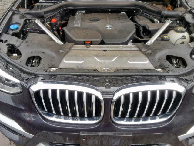 5UXTR9C58JLD65140 - 2018 BMW X3 XDRIVE3 CHARCOAL photo 7
