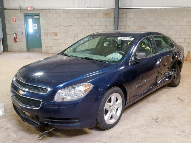 1G1ZA5EU9CF261084 - 2012 CHEVROLET MALIBU LS 蓝色 照片 2