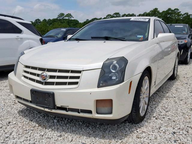 1G6DP577570109239 - 2007 CADILLAC CTS HI FEA WHITE photo 2