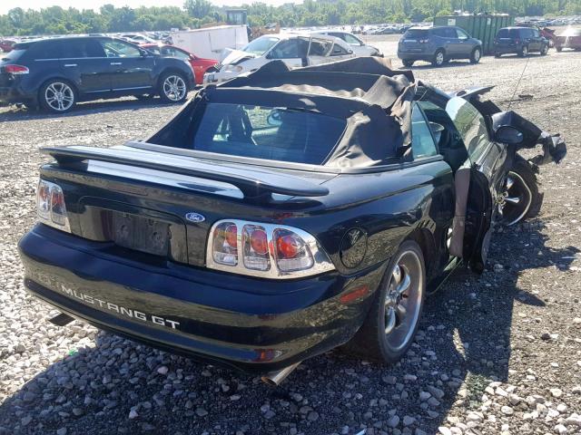 1FALP45X8VF150468 - 1997 FORD MUSTANG GT BLACK photo 4