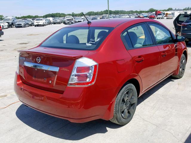 3N1AB6AP2CL660760 - 2012 NISSAN SENTRA 2.0 RED photo 4