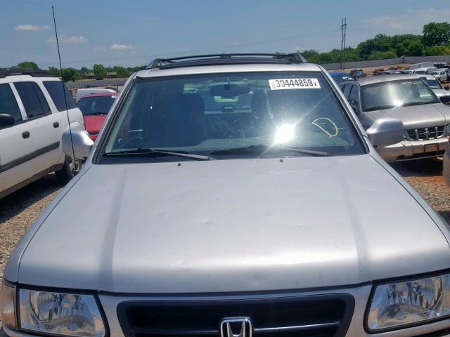 4S6DM58WX14406229 - 2001 HONDA PASSPORT E 银色 照片 9