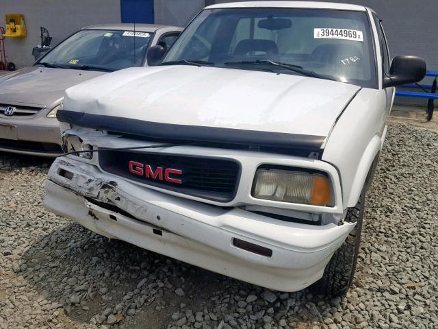 1GTCS1446SK541782 - 1995 GMC SONOMA WHITE photo 10