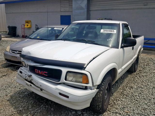 1GTCS1446SK541782 - 1995 GMC SONOMA WHITE photo 2