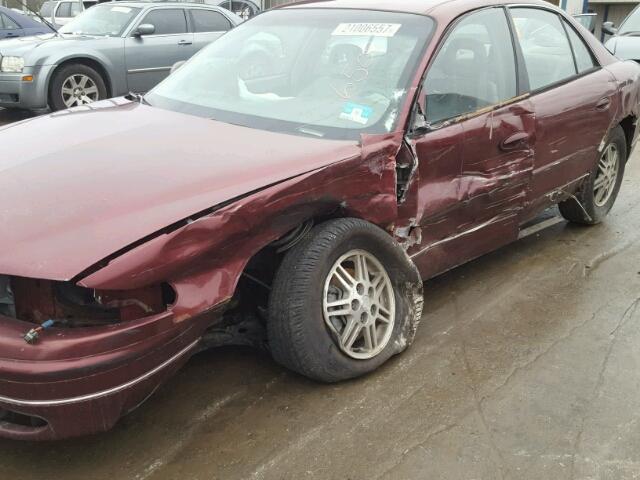 2G4WB52K0X1526509 - 1999 BUICK REGAL LS/L BURGUNDY photo 10