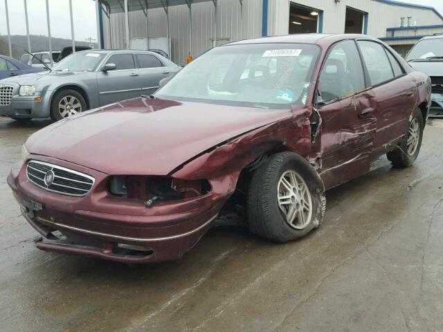 2G4WB52K0X1526509 - 1999 BUICK REGAL LS/L BURGUNDY photo 2