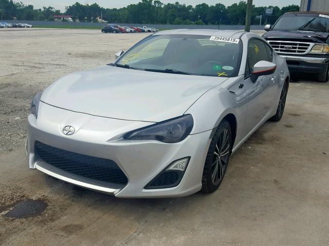 JF1ZNAA1XD1720787 - 2013 TOYOTA SCION FR-S SILVER photo 2