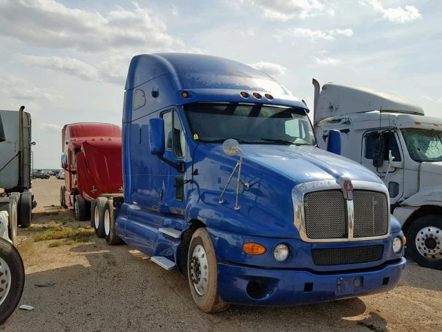 1XKTD49X69J219839 - 2009 KENWORTH CONSTRUCTI BLUE photo 1