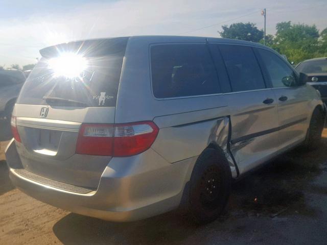 5FNRL38297B004159 - 2007 HONDA ODYSSEY LX GOLD photo 4