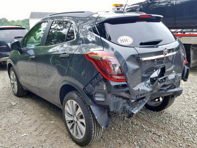 KL4CJESB7JB616879 - 2018 BUICK ENCORE PRE GRAY photo 3