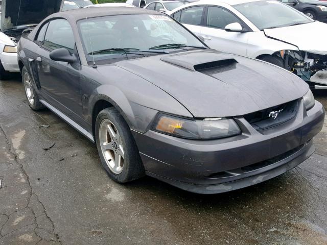 1FAFP42X93F341816 - 2003 FORD MUSTANG GT GRAY photo 1