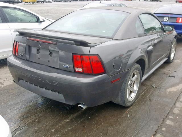 1FAFP42X93F341816 - 2003 FORD MUSTANG GT GRAY photo 4