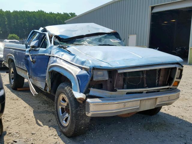 1FTDF10F1CNA43196 - 1982 FORD F100 BLUE photo 1