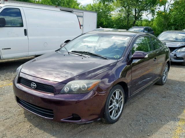 JTKDE167590298676 - 2009 TOYOTA SCION TC PURPLE photo 2