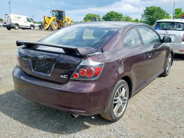 JTKDE167590298676 - 2009 TOYOTA SCION TC PURPLE photo 4