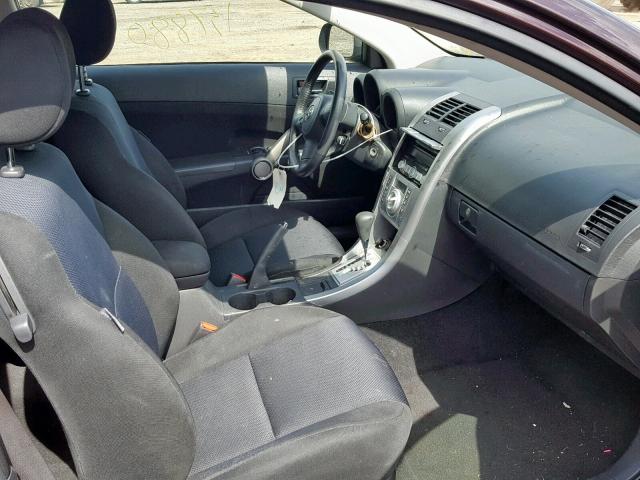 JTKDE167590298676 - 2009 TOYOTA SCION TC PURPLE photo 5