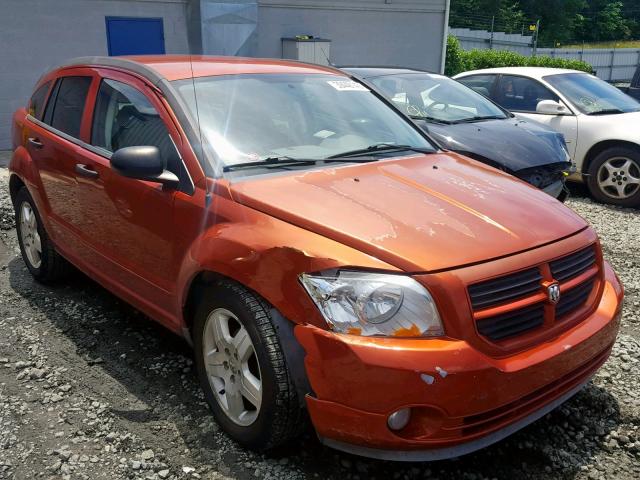 1B3HB48B47D381012 - 2007 DODGE CALIBER SX ORANGE photo 1