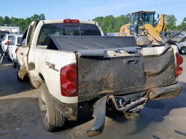 1D7HU18217J613872 - 2007 DODGE RAM 1500 S WHITE photo 3