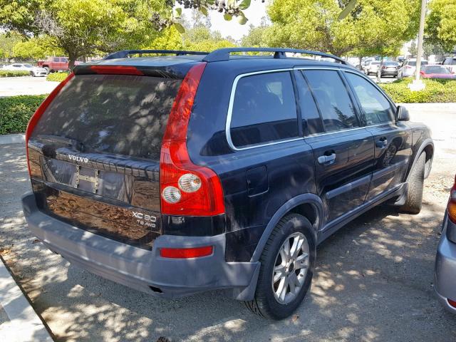 YV1CZ91HX41063645 - 2004 VOLVO XC90 T6 BLACK photo 4