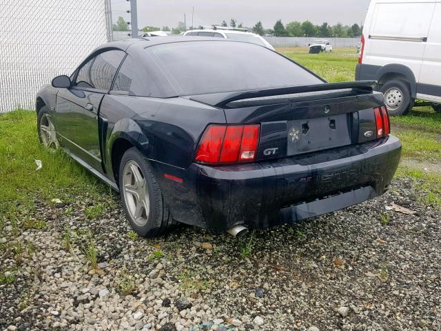 1FAFP42X9YF276070 - 2000 FORD MUSTANG GT BLACK photo 3