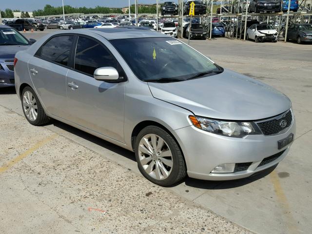 KNAFW4A33C5543940 - 2012 KIA FORTE SX SILVER photo 1