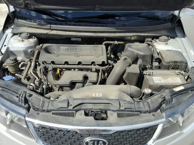 KNAFW4A33C5543940 - 2012 KIA FORTE SX SILVER photo 7