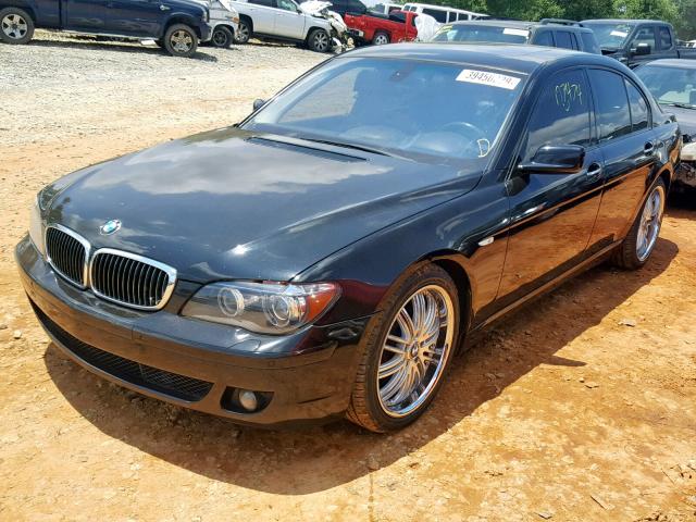 WBAHL83568DT12521 - 2008 BMW 750I BLACK photo 2