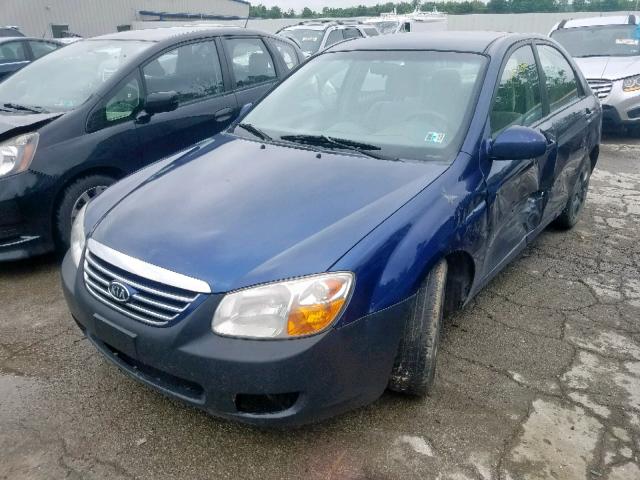 KNAFE122275409398 - 2007 KIA SPECTRA EX BLUE photo 2