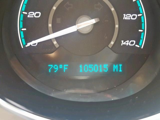 1G1ZC5E17BF356001 - 2011 CHEVROLET MALIBU 1LT 银色 照片 8