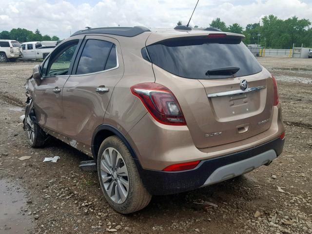 KL4CJASB3JB514763 - 2018 BUICK ENCORE PRE BROWN photo 3