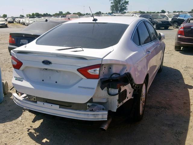 3FA6P0SU7ER269938 - 2014 FORD FUSION TIT WHITE photo 4