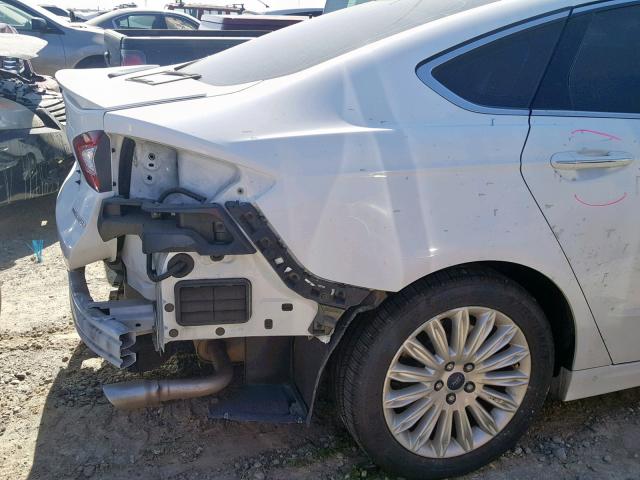 3FA6P0SU7ER269938 - 2014 FORD FUSION TIT WHITE photo 9