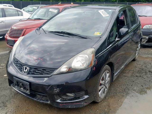 JHMGE8H57DC029223 - 2013 HONDA FIT SPORT BLACK photo 2