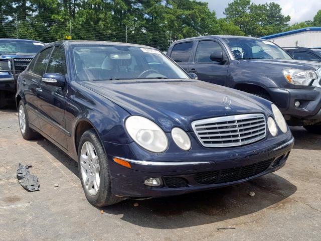 WDBUF56J06A814101 - 2006 MERCEDES-BENZ E 350 BLUE photo 1