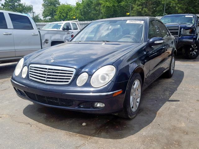 WDBUF56J06A814101 - 2006 MERCEDES-BENZ E 350 BLUE photo 2