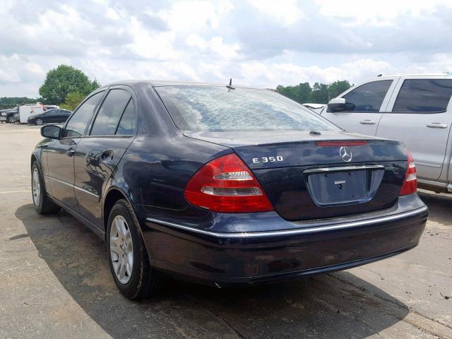 WDBUF56J06A814101 - 2006 MERCEDES-BENZ E 350 BLUE photo 3