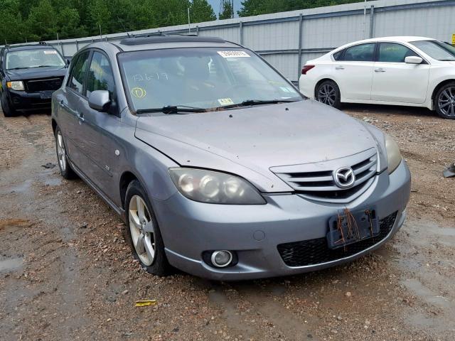 JM1BK343051294607 - 2005 MAZDA 3 HATCHBAC GRAY photo 1