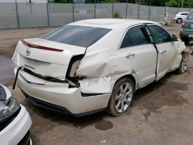 1G6AA5RA3E0102574 - 2014 CADILLAC ATS WHITE photo 4