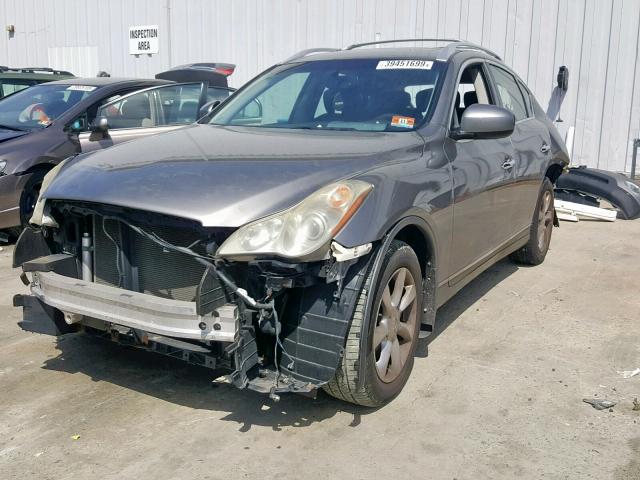 JNKAJ09F08M352118 - 2008 INFINITI EX35 BASE GRAY photo 2