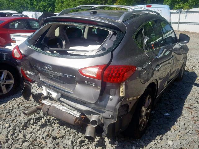 JNKAJ09F08M352118 - 2008 INFINITI EX35 BASE GRAY photo 4