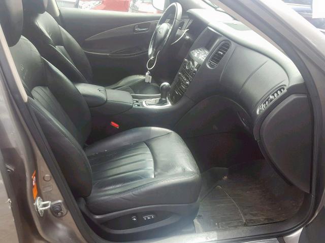 JNKAJ09F08M352118 - 2008 INFINITI EX35 BASE GRAY photo 5