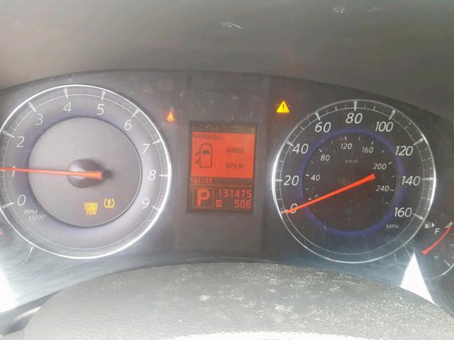 JNKAJ09F08M352118 - 2008 INFINITI EX35 BASE GRAY photo 8