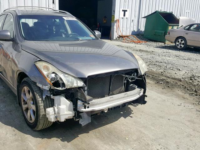 JNKAJ09F08M352118 - 2008 INFINITI EX35 BASE GRAY photo 9