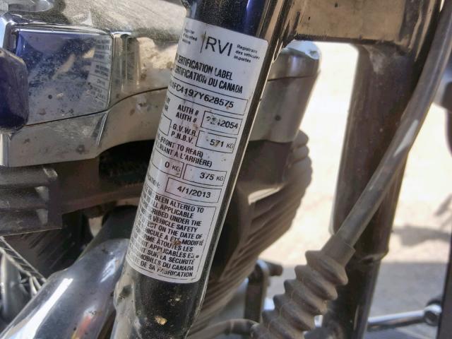 1HD1FC4197Y628575 - 2007 HARLEY-DAVIDSON FLHTCUI BLUE photo 10