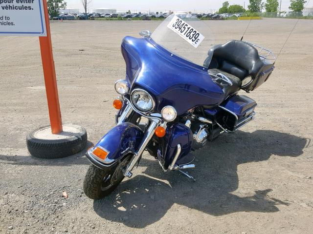 1HD1FC4197Y628575 - 2007 HARLEY-DAVIDSON FLHTCUI BLUE photo 2
