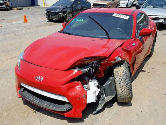 JF1ZNAA18E9706955 - 2014 TOYOTA SCION FR-S RED photo 2